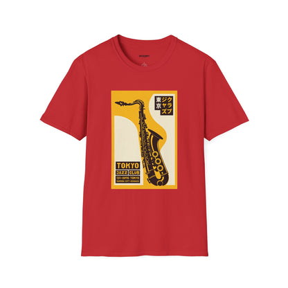 Tokyo Jazz Club Saxophone Poster T-Shirt