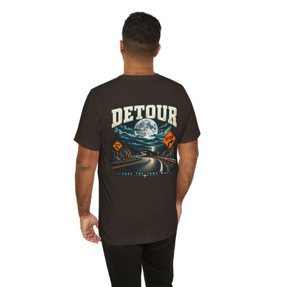 Detour Take the Long Way Road Trip Graphic T-Shirt