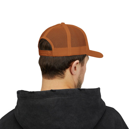 Cowboy Hat Snapback Trucker Cap – Western Rodeo Mesh Back Hat