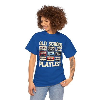 Old School Playlist Cassette Tape T-Shirt