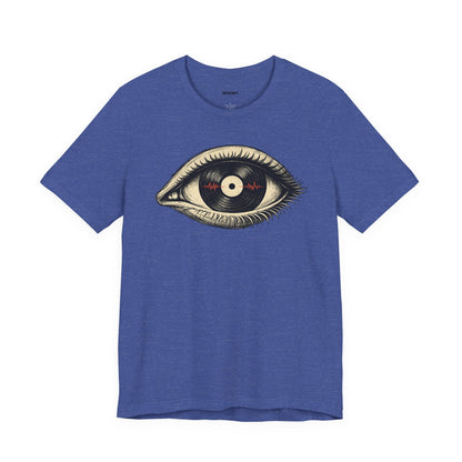 Graphic Tee — Vintage Vinyl Eye Illustration T‑Shirt