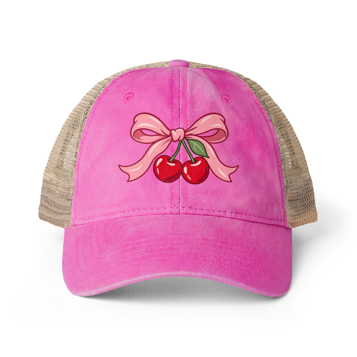 Women's Washed Mesh-Back Cap