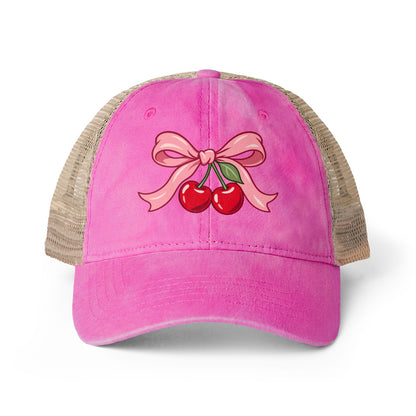 Women's Washed Mesh-Back Cap