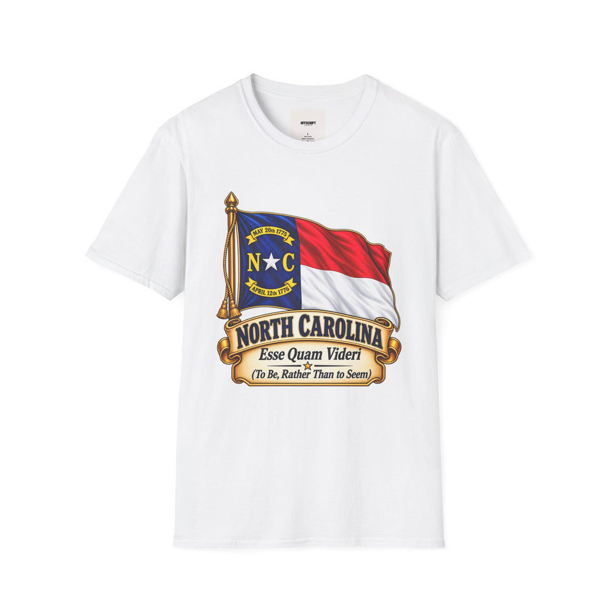 North Carolina Flag T-Shirt — State Pride NC Tee