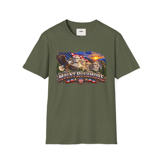 Mount Rushmore Graphic T-Shirt — Patriotic American Landmark Tee