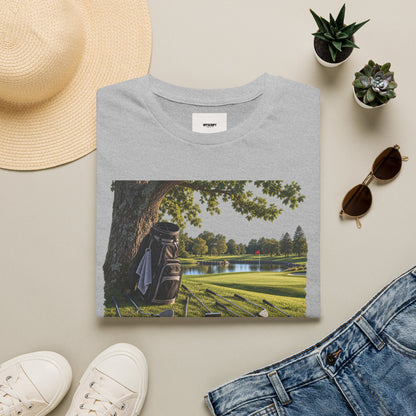 Golf Course Scene T‑Shirt — 'GOLF' Scenic Golfing Graphic Tee