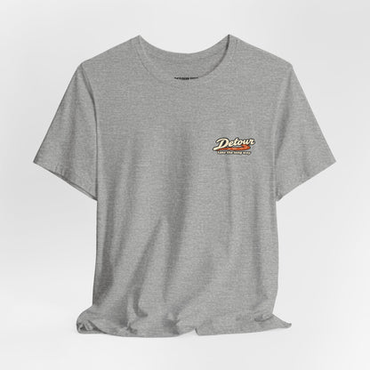 Detour Adventure Tee — 'Take the Long Way' Graphic T‑Shirt