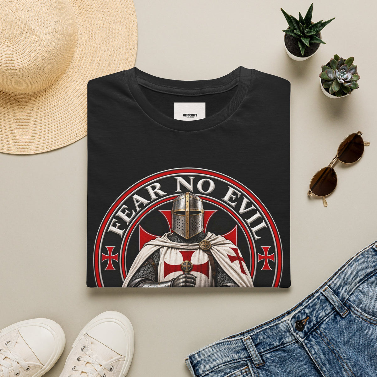 Crusader 'Fear No Evil' T‑Shirt