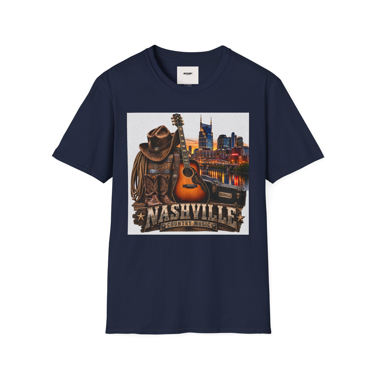 Nashville Skyline Guitar Tee