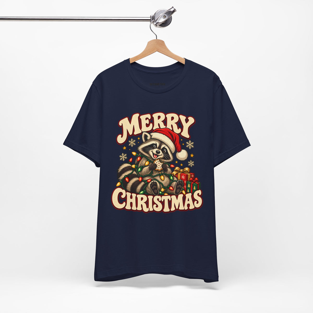Merry Christmas Raccoon Tee
