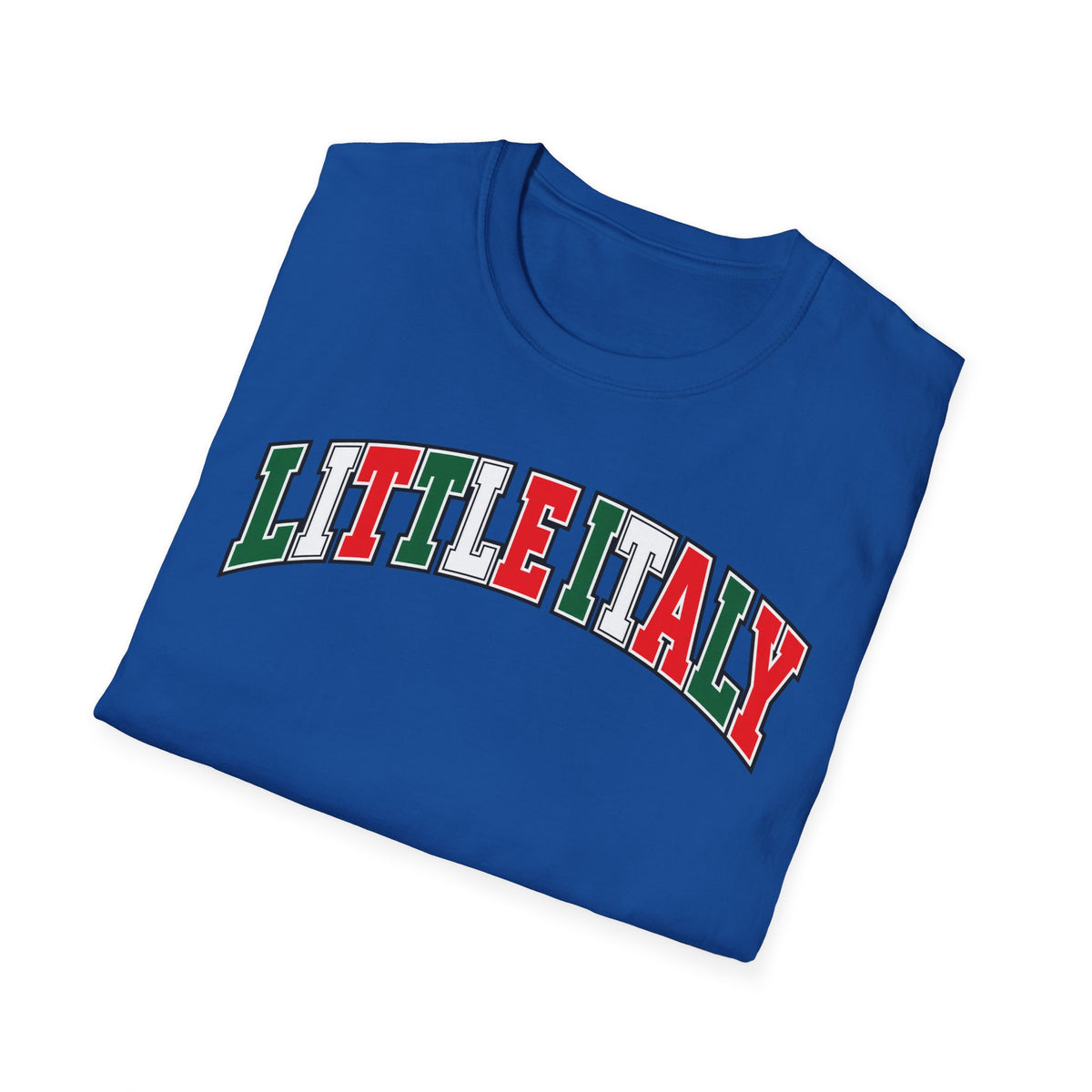 Little Italy T‑Shirt — Italian Flag Arch Graphic Tee