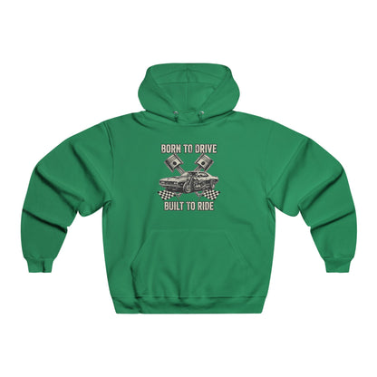 Mechanic Gearhead Hoodie — Vintage Wrench & Tire Flame Auto Repair Sweatshirt
