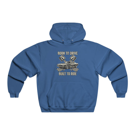 Mechanic Gearhead Hoodie — Vintage Wrench & Tire Flame Auto Repair Sweatshirt