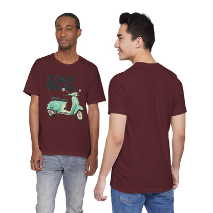 Ciao Bella Vespa Scooter Graphic T-Shirt