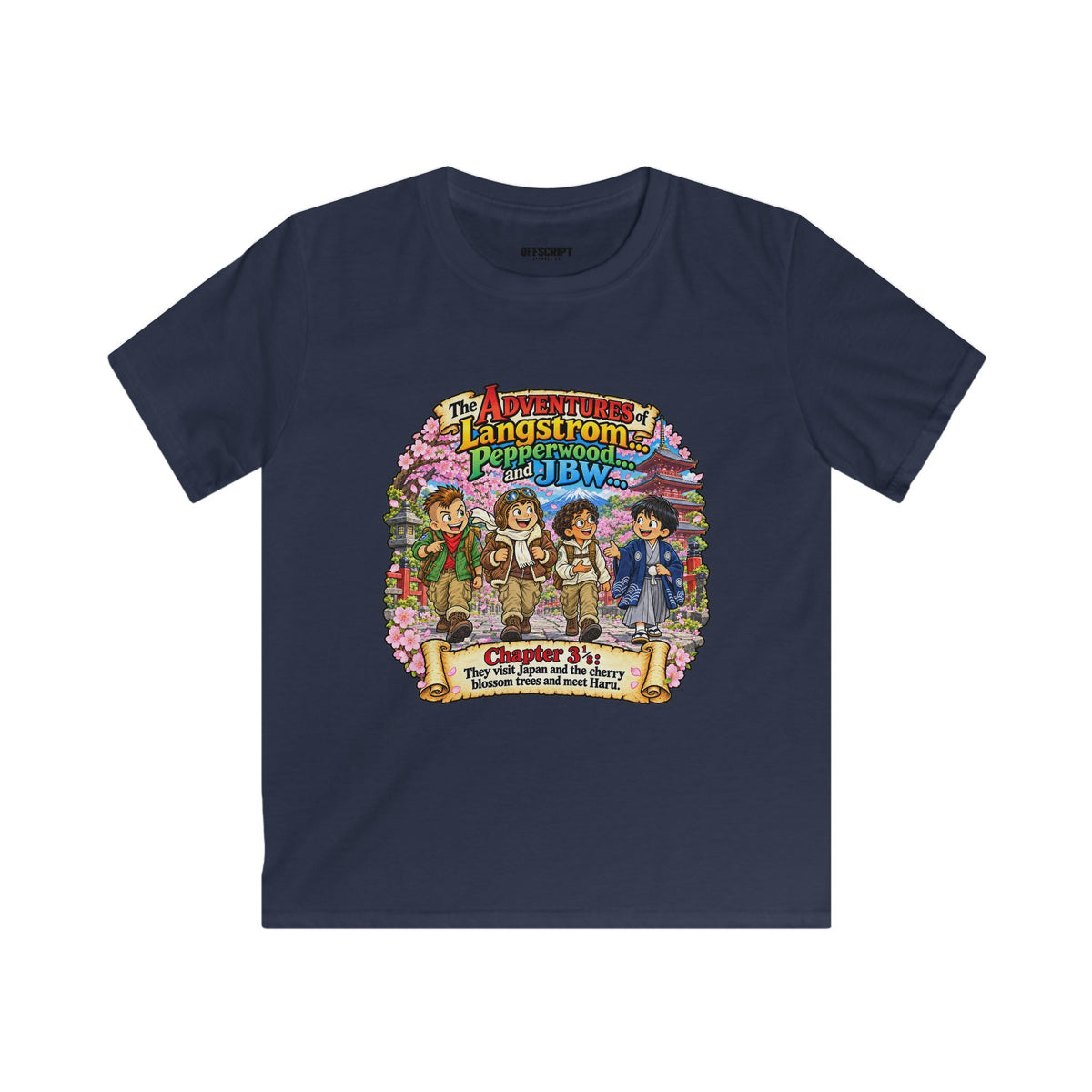 Kids Adventure Tee — 'The Adventure of Langstroth & Pepperwood' Illustrated Story Shirt