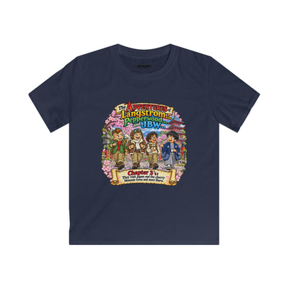 Kids Adventure Tee — 'The Adventure of Langstroth & Pepperwood' Illustrated Story Shirt