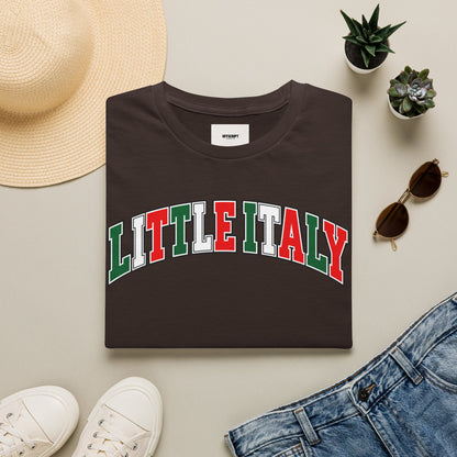 Little Italy T-Shirt — Vintage Italian Flag Graphic Tee