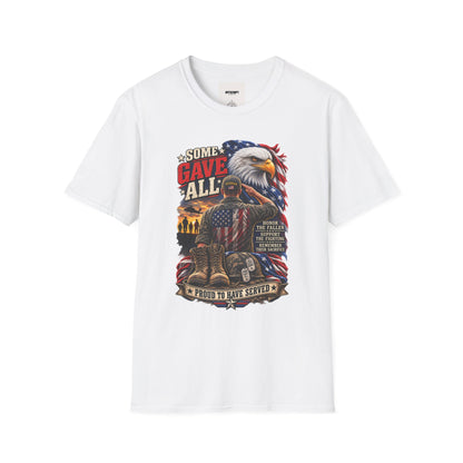 Some Gave All Eagle T-Shirt — Veteran Memorial Patriot Tee