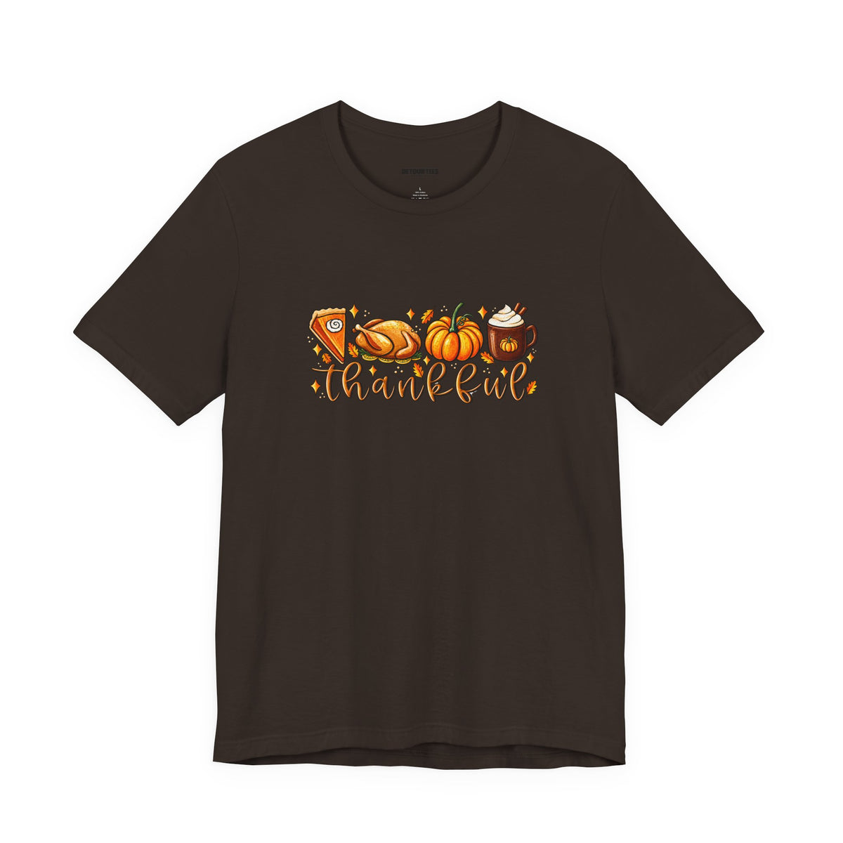 Thankful Harvest Tee — Thanksgiving Pumpkin & Pie Fall Shirt