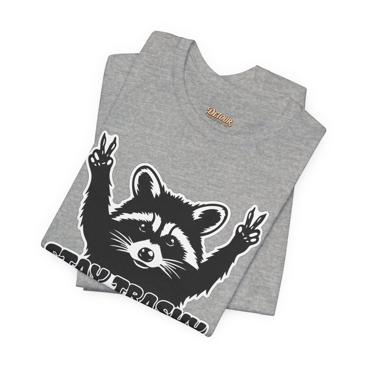 Stay Trashy Raccoon Graphic T-Shirt