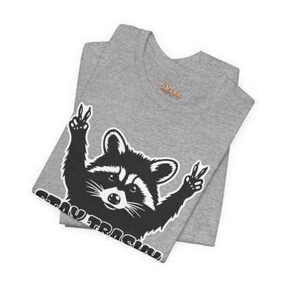 Stay Trashy Raccoon Graphic T-Shirt