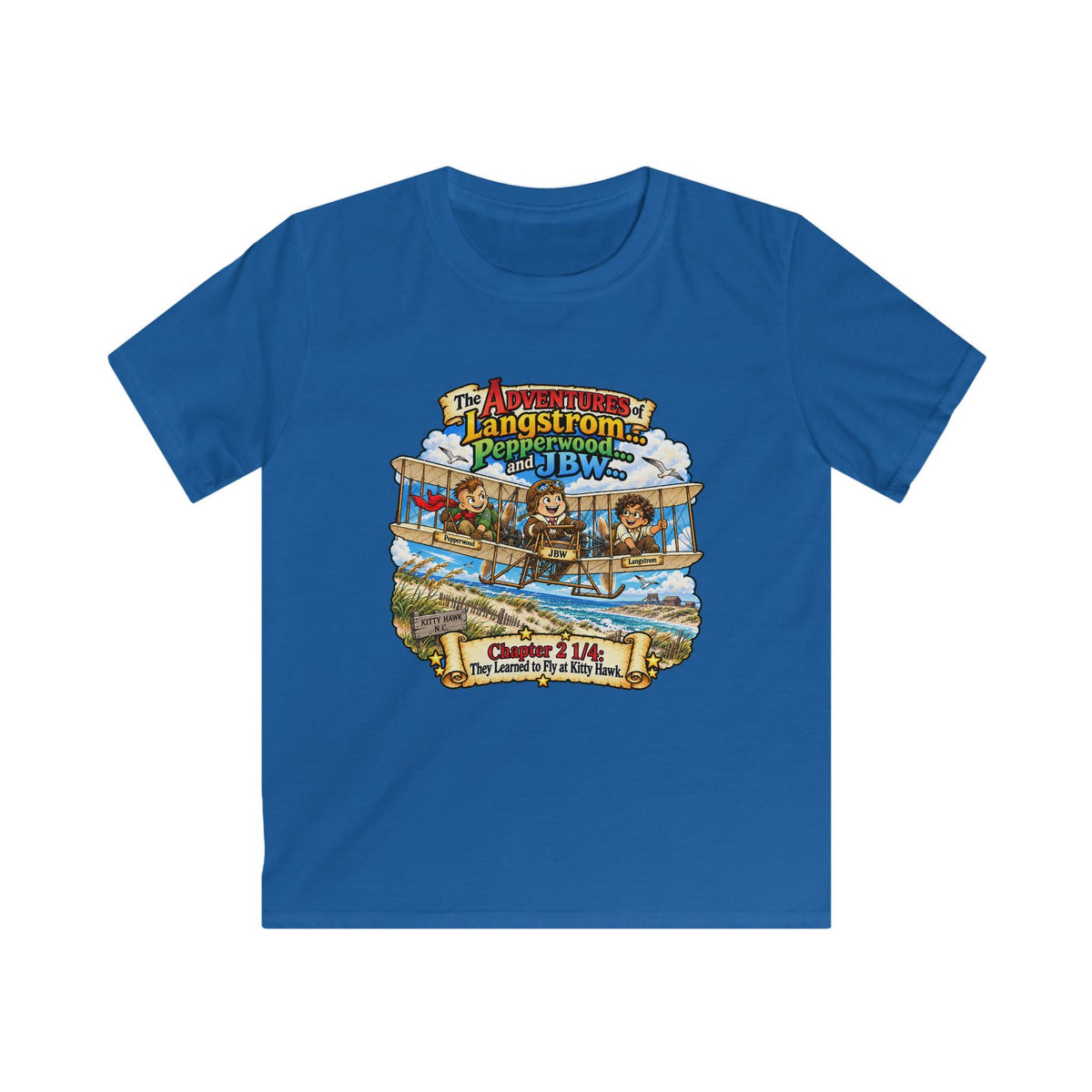 Kids Adventure Tee — Langstrom's Pepperwood J.B.W.S. Vintage Nature Graphic