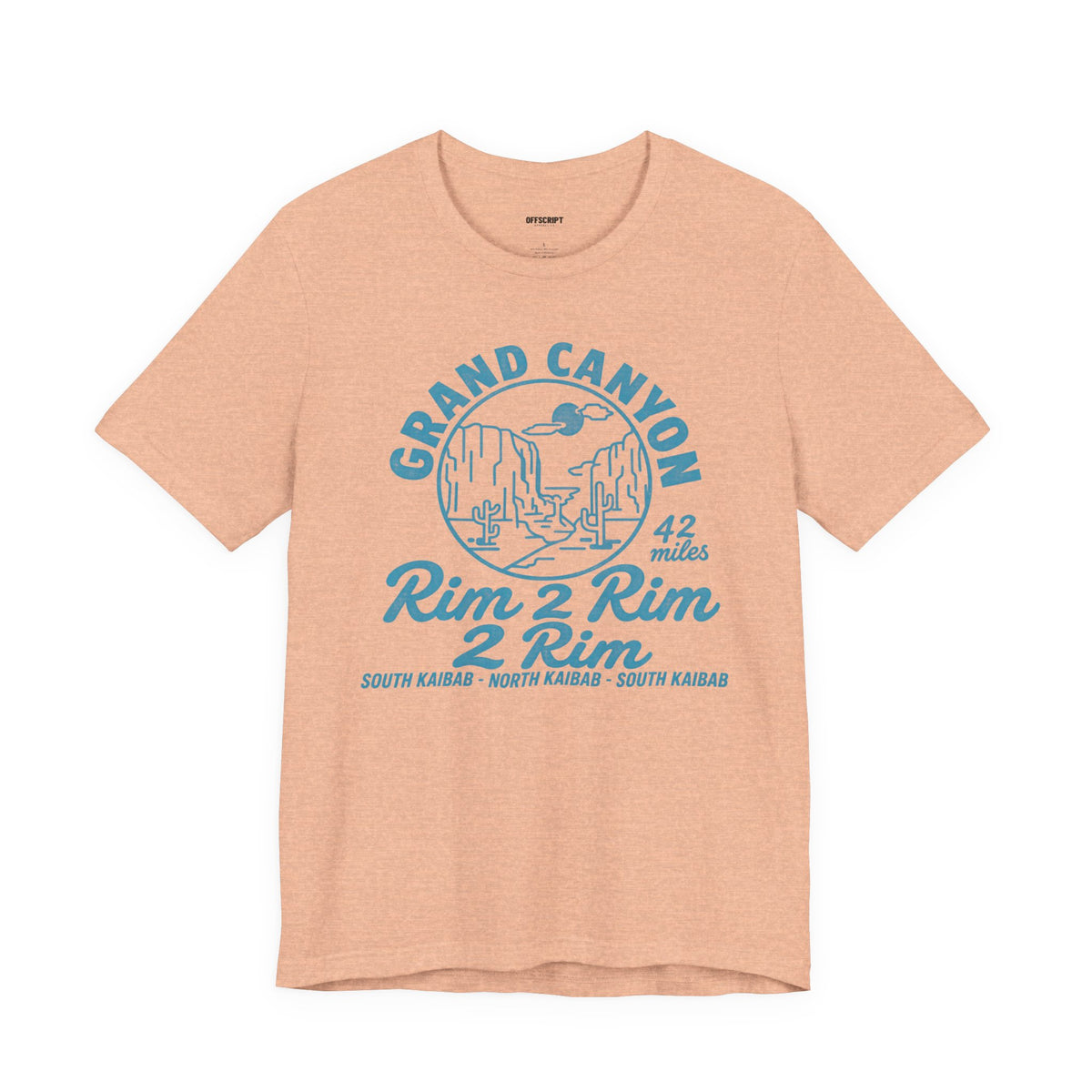 Grand Canyon Rim 2 Rim Graphic Tee — 42 Miles Adventure T-Shirt