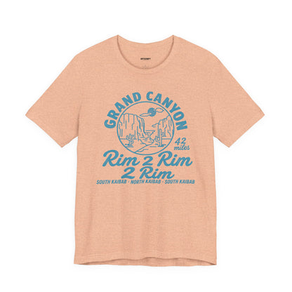 Grand Canyon Rim 2 Rim Graphic Tee — 42 Miles Adventure T-Shirt
