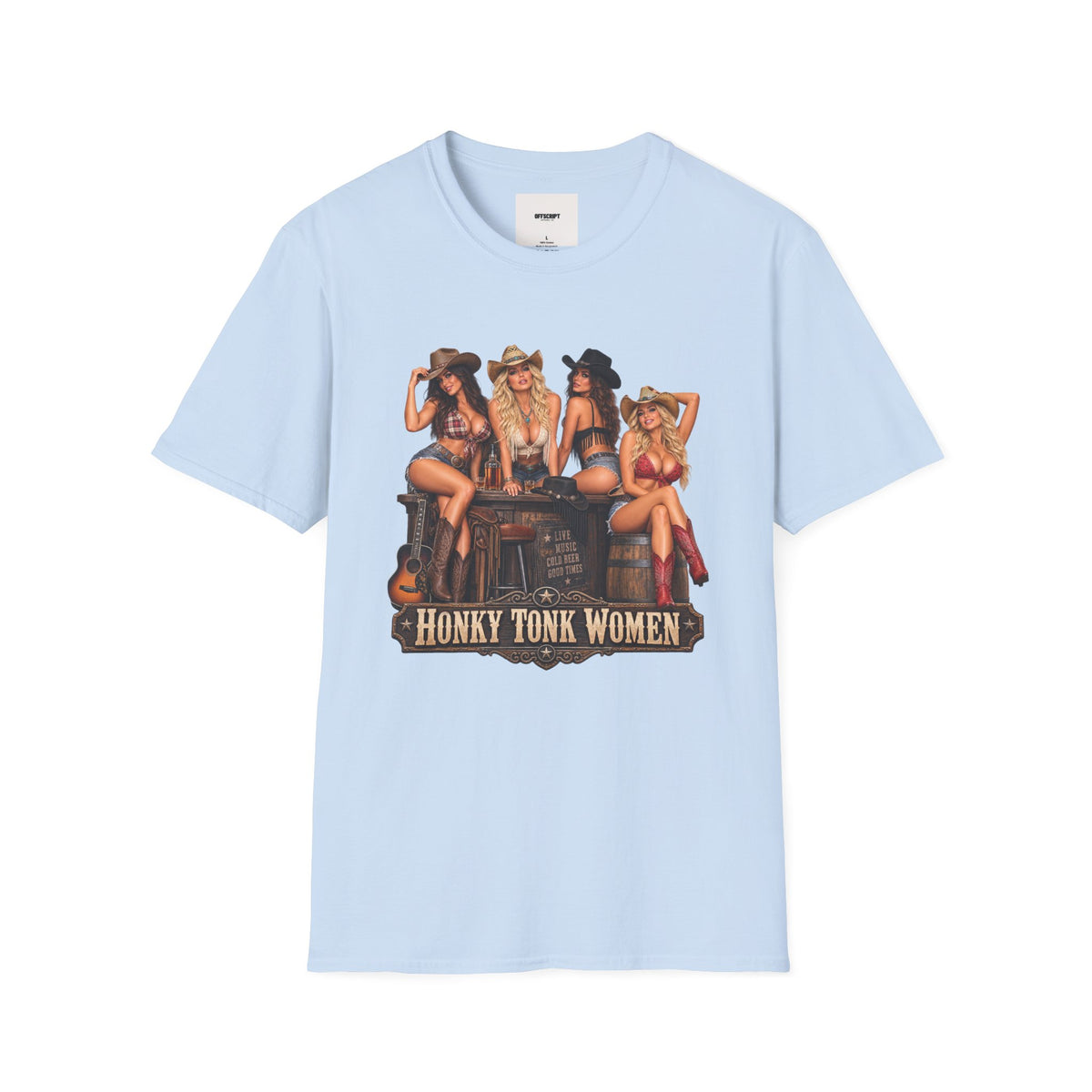 Honky Tonk Women Country Cowgirl T-Shirt