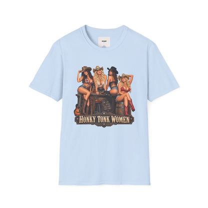 Honky Tonk Women Country Cowgirl T-Shirt