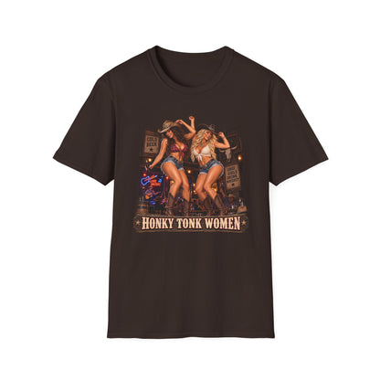 Honky Tonk Women T-Shirt — Country Cowgirl Graphic Tee