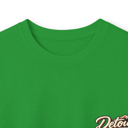 Detour Classic Car Long Sleeve Tee – 'Take The Long Way' Vintage Hot Rod Shirt