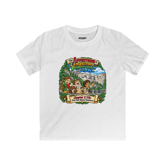 Kids Tee — Adventure of Langstrom Pepperwood Club Vintage Camp Graphic