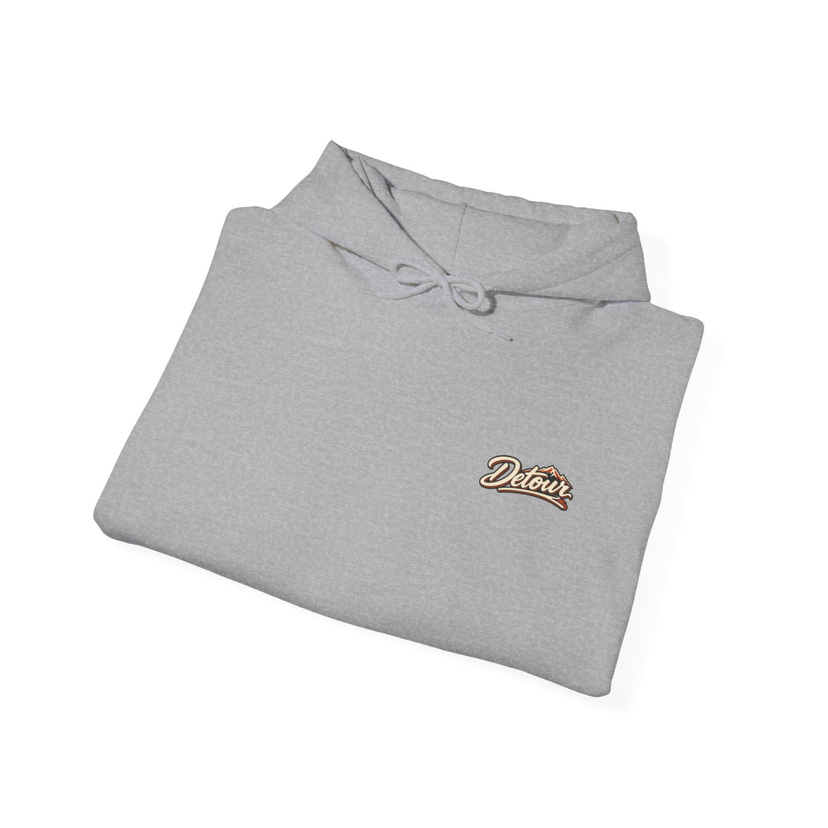 Detour Vintage Hot Rod Hoodie — "Take The Long Way" Classic Car Sweatshirt