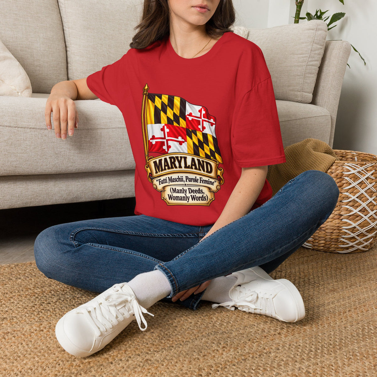 Maryland Flag T-Shirt — State Pride Graphic Tee