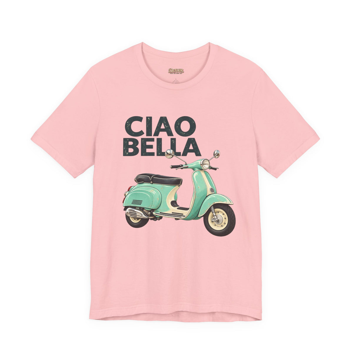 Ciao Bella Vespa Scooter Graphic T-Shirt