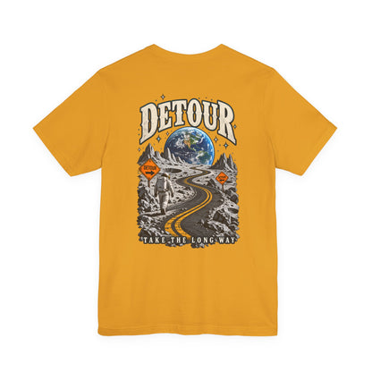 Detour Adventure Tee — 'Take the Long Way' Graphic T‑Shirt