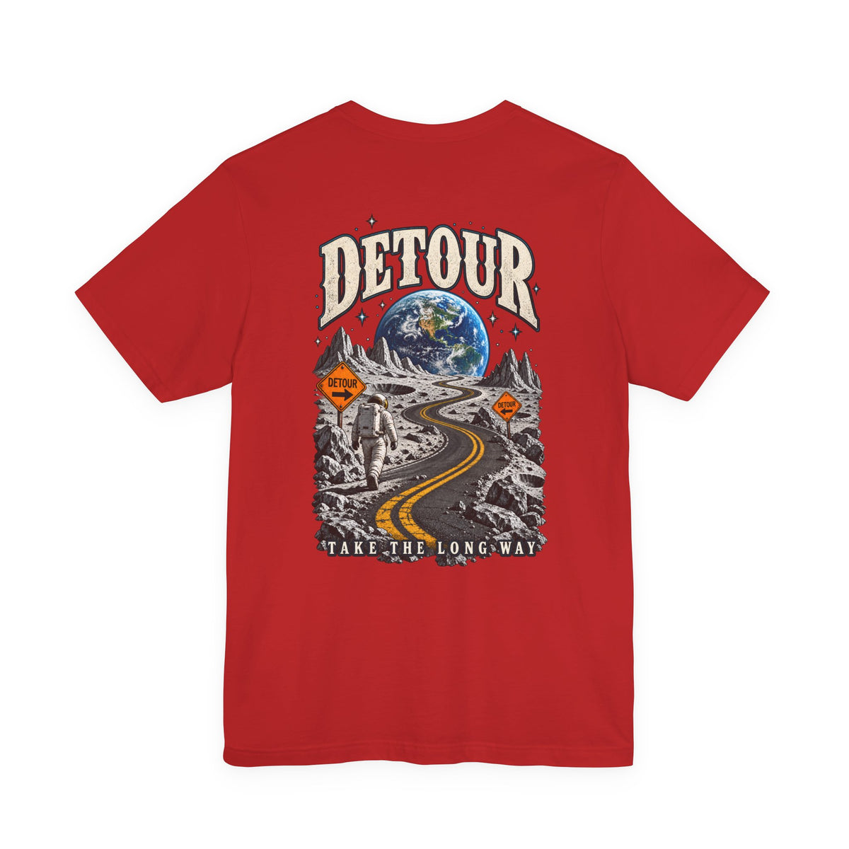 Detour Adventure Tee — 'Take the Long Way' Graphic T‑Shirt