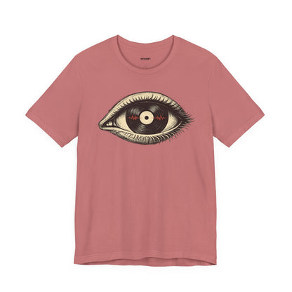 Graphic Tee — Vintage Vinyl Eye Illustration T‑Shirt