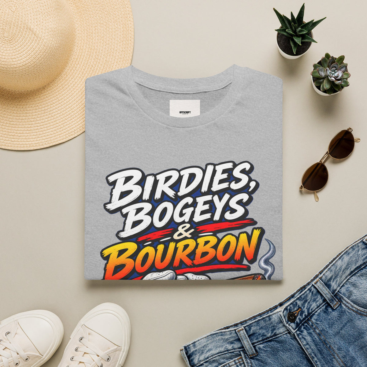 Birdies, Bogeys & Bourbon Golf T-Shirt