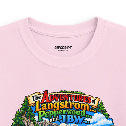 Kids Tee — Adventure of Langstrom Pepperwood Club Vintage Camp Graphic