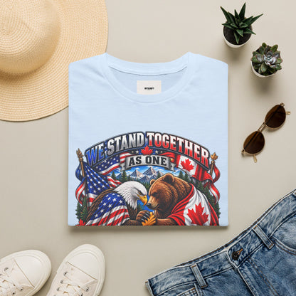 Patriotic "We Stand Together As One" T-Shirt