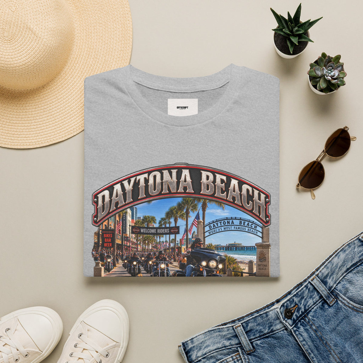 Daytona Beach Bike Week T-Shirt — Vintage Motorcycle Rally Tee