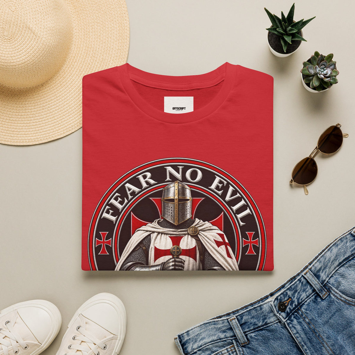 Crusader 'Fear No Evil' T‑Shirt