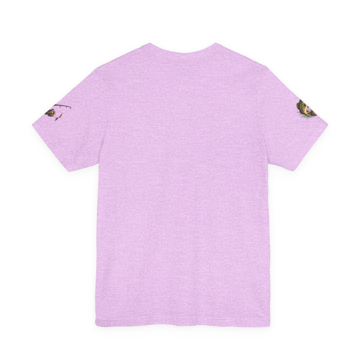 Sunset Lake Fishing T-Shirt — Mountain Boat Fishing Graphic Tee