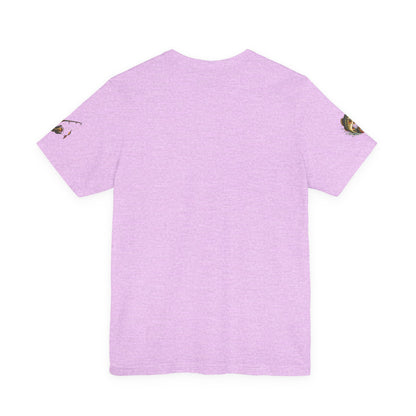 Sunset Lake Fishing T-Shirt — Mountain Boat Fishing Graphic Tee
