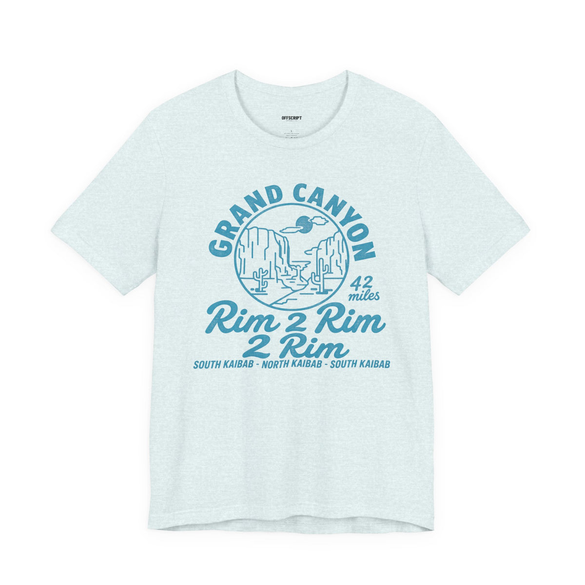 Grand Canyon Rim 2 Rim Graphic Tee — 42 Miles Adventure T-Shirt