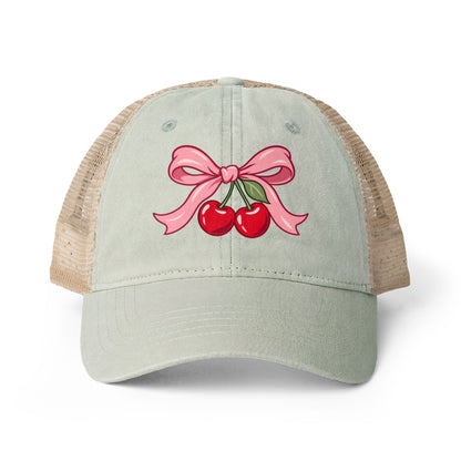 Women's Washed Mesh-Back Cap