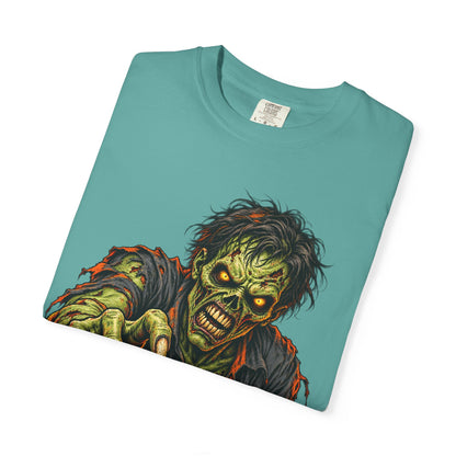 Zombie Attack T‑Shirt — Graphic Horror Tee for Halloween & Horror Fans
