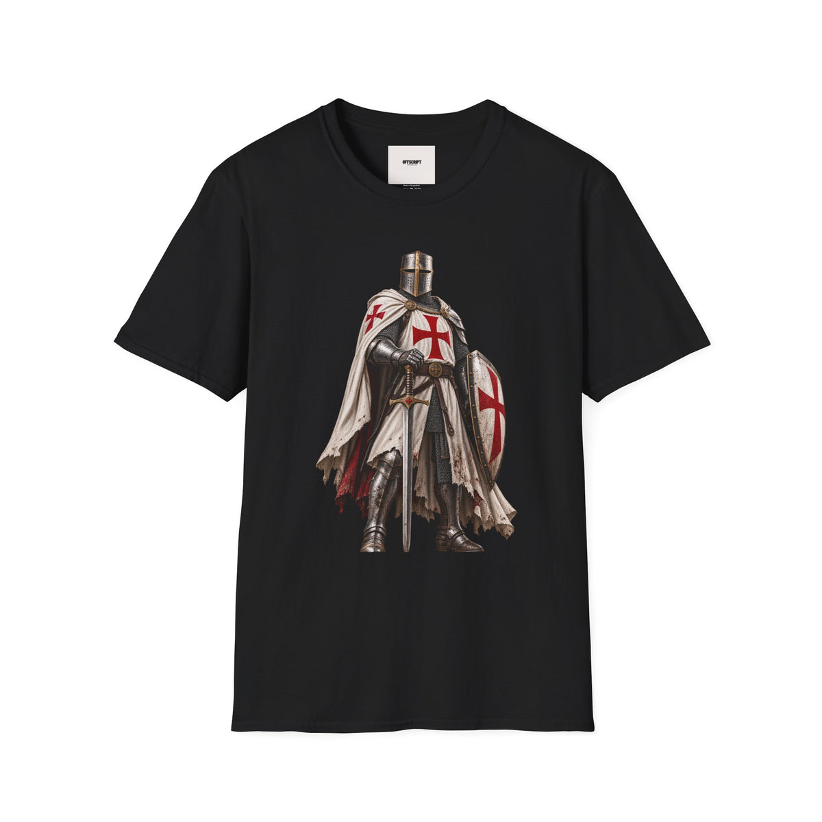 Crusader Knight T‑Shirt — Medieval Templar Armor Graphic Tee (Copy)